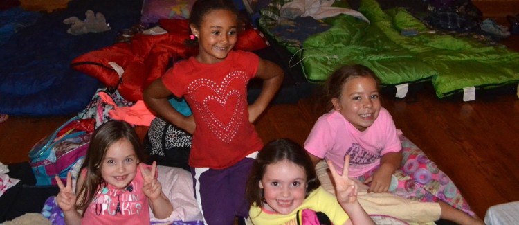 Troop #4890 loves camping and sleepovers!